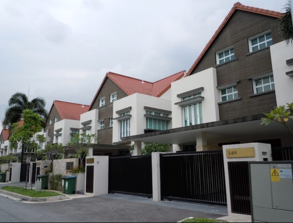 residential painting project in Singapore