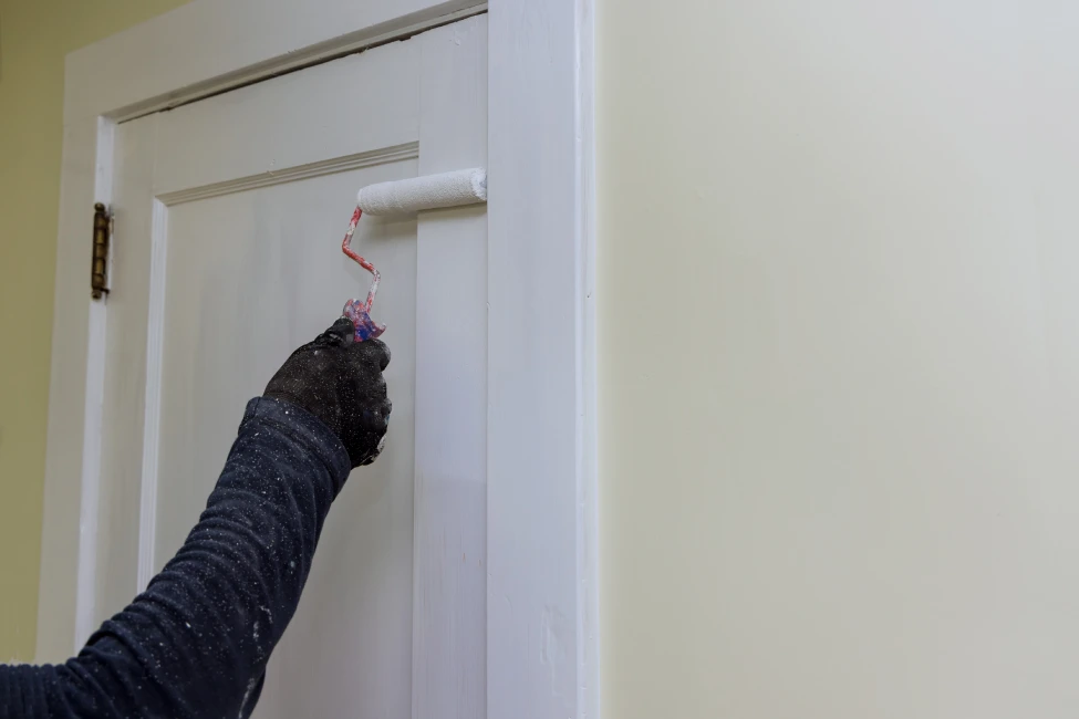 White door trim roller paint, Singapore HDB repaint 2026