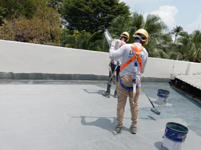 Rooftop waterproofing Singapore painters, weatherproof coating service