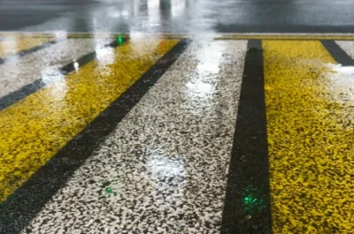 Speckled yellow epoxy parking floor, Singapore carpark A3